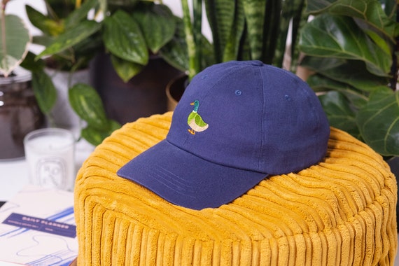 Cotton Cap Duck Embroidery Design Embroidered in UK Cotton Snapback, Dad  Hat, Summer Hat, Baseball Cap, Cool Cap Gift Idea for Him Her 