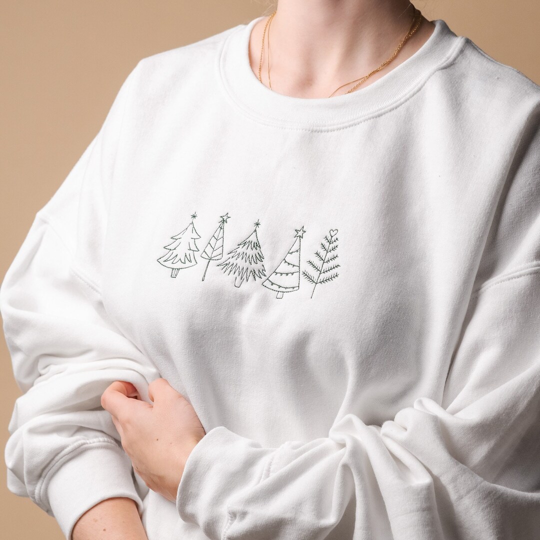 TTTMSW Tree Embroidery Sweat Shirt / Navy – The New Room