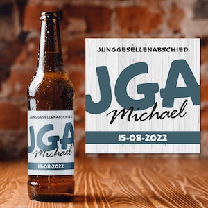 Etiquetas de cerveza / Set / Vino / Vino espumoso / JGA / Despedida de soltero / Personalizado