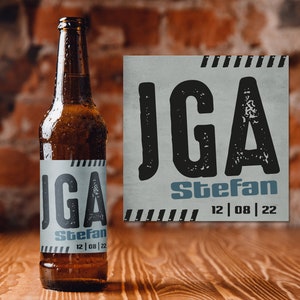 Etichette birra / Set / Vino / Spumante / JGA / Addio al celibato / Personalizzato