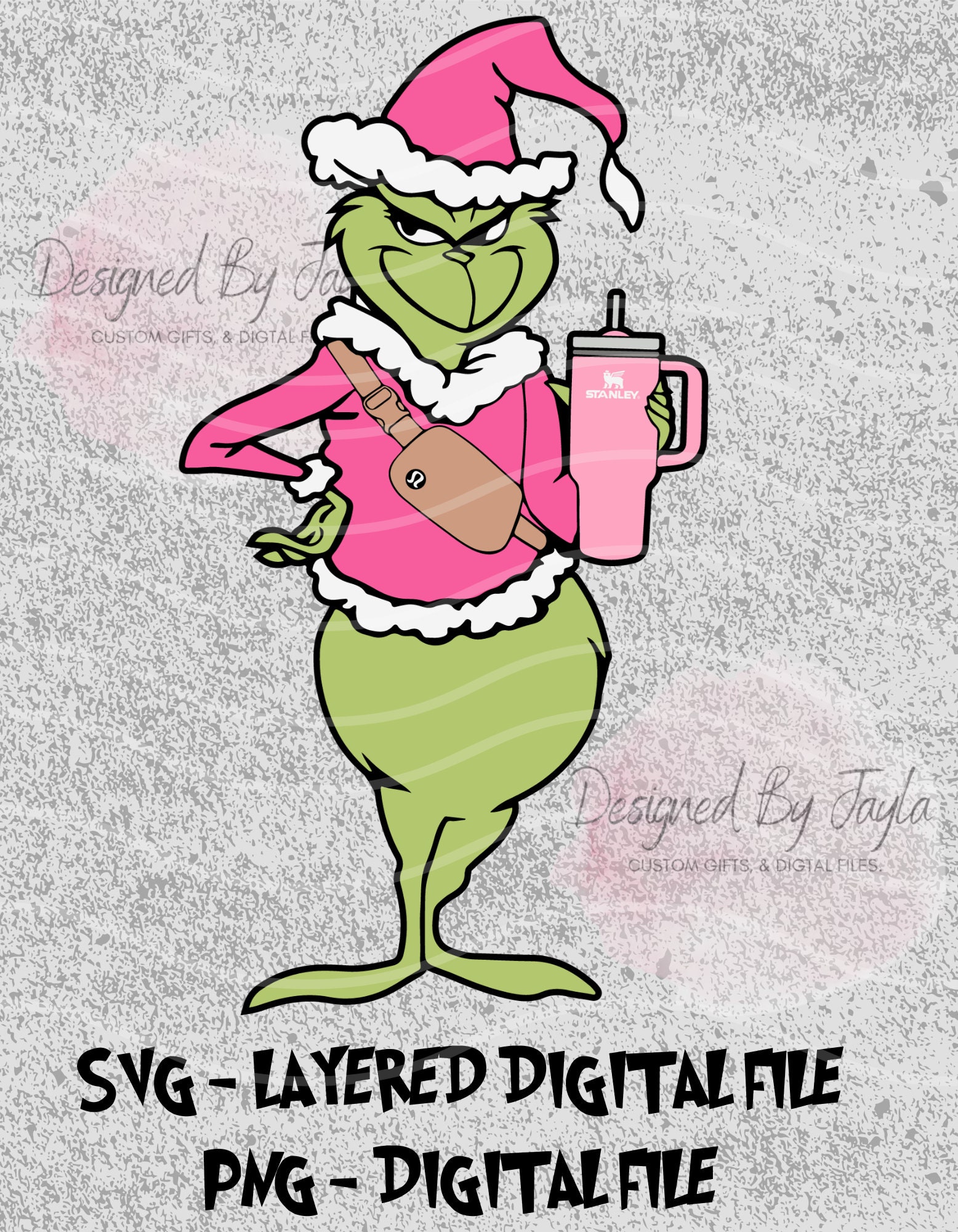 Pink Grinch Stanley – Jazzy's Graphics & Designs LLC.