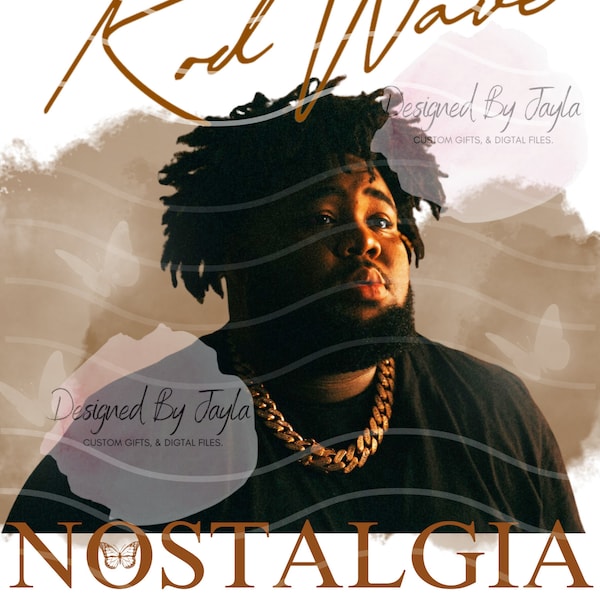 Rod wave, png, nostalgia tour, nostalgia, cut file, tshirt, digital file.