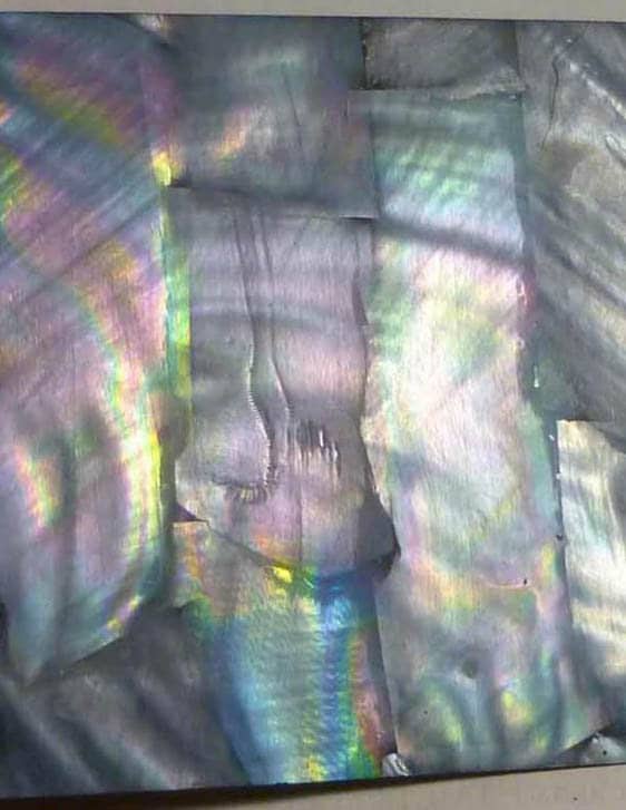 Genuine BLACK Mother of Pearl Shell INLAY Real Shell Thin Sheet Veneer ...