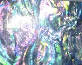 Äkta MÖRK REGNBÅGE Pärlemorsskalsinlägg Äkta snäckskal Tunn plåtfaneröverlägg DIY-luthier