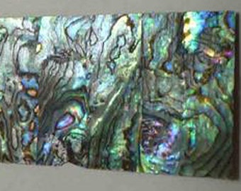 Äkta MÖRK PAUA-inlägg Äkta skal Tunn plåtfaneröverlägg Gör-det-själv-gitarr