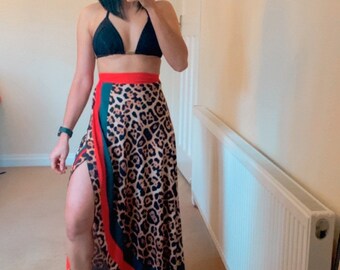 Animal Print Sarong - Etsy UK