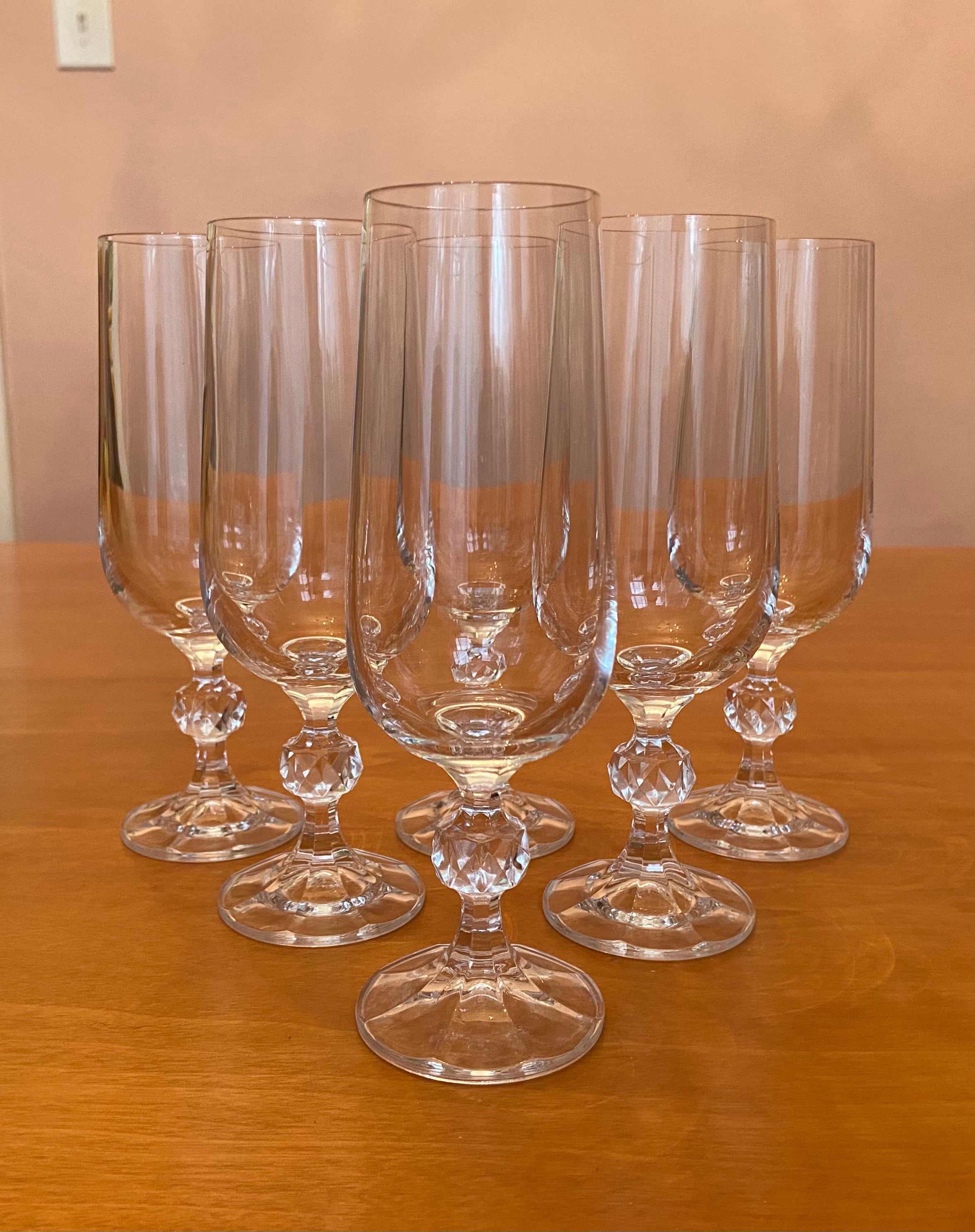 Bohemia Claudia Crystal Champagne Flutes SET OF Etsy
