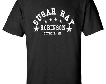 Sugar Ray Robinson Boxing Gym Training Mens T-Shirt