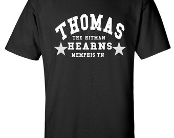 Thomas le Hitman Hearns boxe Gym entraînement hommes T-Shirt