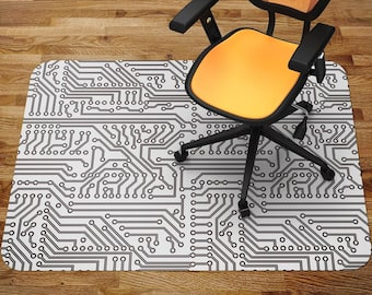 Office Chair Mat Electronic Circuit Board Chair Pad, Office Chair Mat, Chair Floor Protect, Kids Play Mat, Indoor Mat Carpet Room, Game Rug