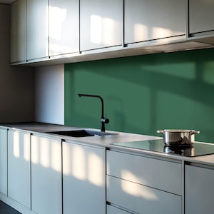 Color Dark Green PVC Wall Tiles, Green Tile Stickers, Peel and Stick Tiles, Texture Tile Stickers, Bathroom Tile Stickers