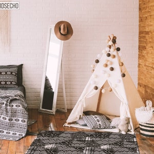 Il modello in stile patchwork può essere utilizzato per cartoline di album, biancheria, tappeti, tappeti, sciarpe, tappetini in vinile, decorazioni per pavimenti per bambini, tappeti in stile antico n. 18