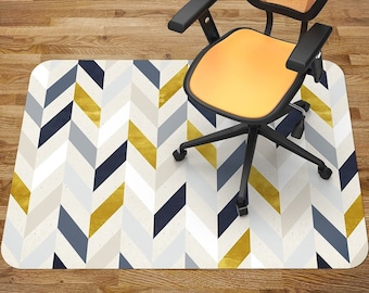 Office Chair Mat Colorful Lines Chair Mat Carpet, Office Chair Mat, Chair Floor Protect, Kids Play Mat, Indoor Mat Carpet Room, Game Rug