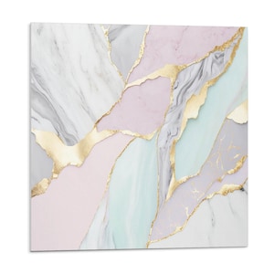 Abstract Marble Pattern PVC Wall Tiles, Pink Tile Stickers, Self Adhesive Tiles, Texture Tile Stickers, Wall Tile Stickers