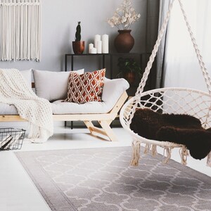 Layla Honey Vinyl Mat, Floor PVC Mat, Linoleum Carpet, Nursery Vinyl Rug, Scandinavian Vinyl Mat #12BH