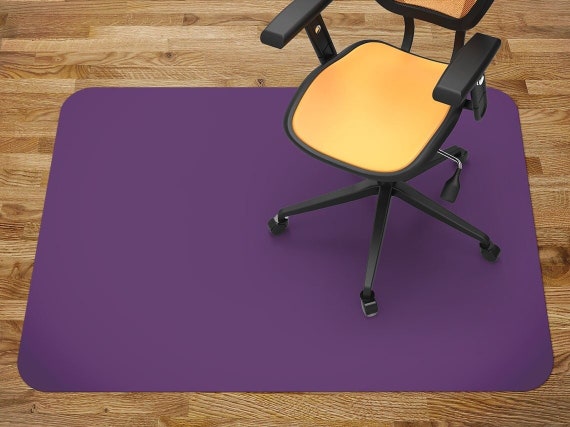 Office Chair Mat Dark Purple Chair Pad, Office Chair Mat, Chair