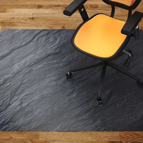 Office Chair Mat Black Marble With Texture Chair Pad, Splash Mat, Waterproof  Chair Mat, Chair Floor Protect, Indoor Mat Carpet Room