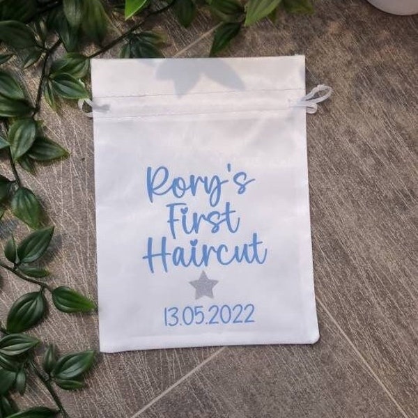 Personalised First Haircut, First Curl, Baby, Baby Keepsake, Baby Firsts, Baby Storage, Lock Of Hair, Babies Hair, Keepsake Pouch