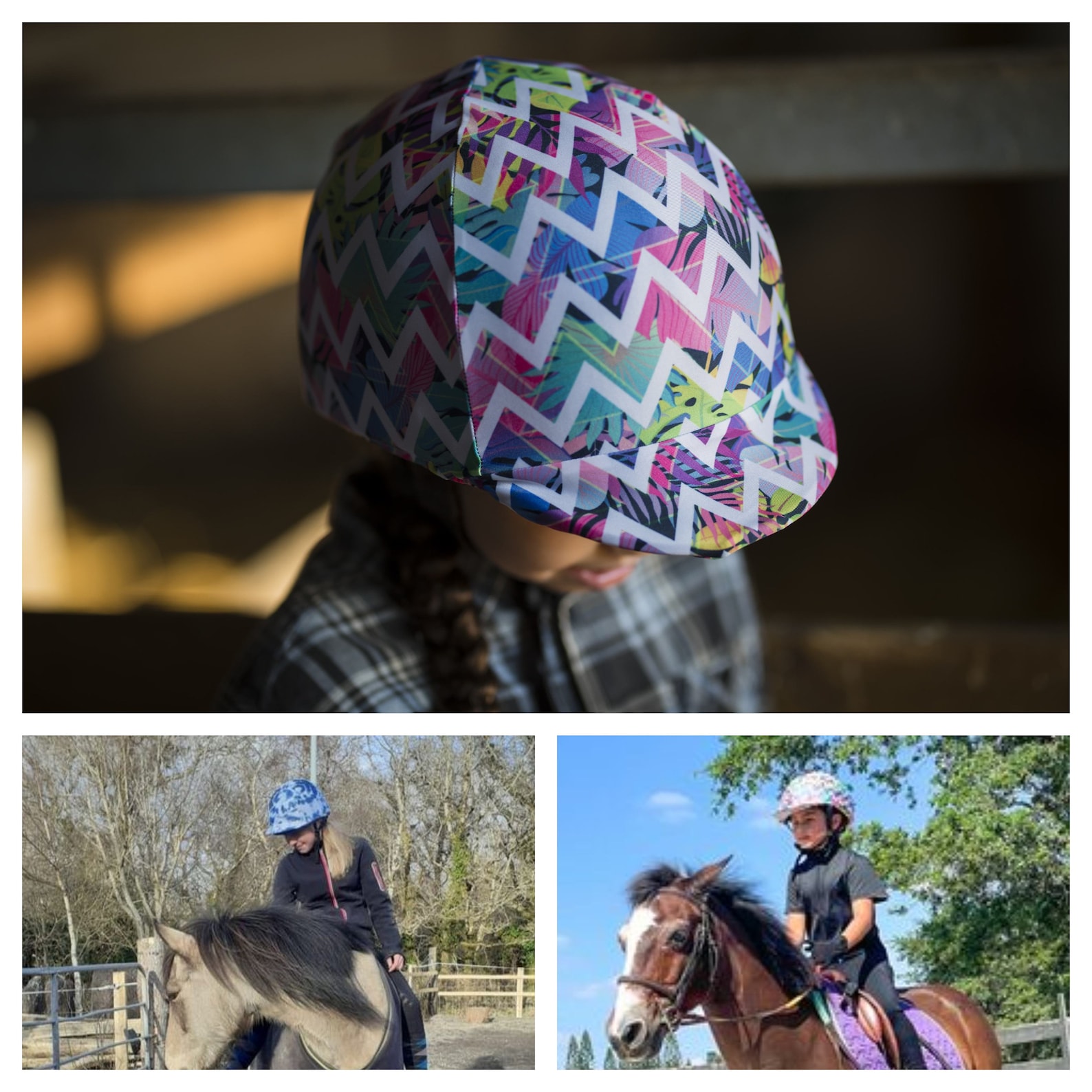 Equestrian Helmet Cover equestrian gift great for horse and Etsy