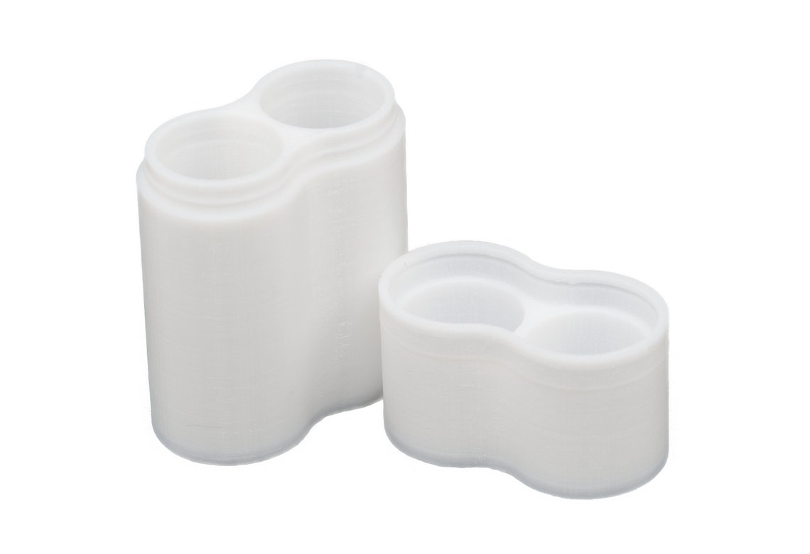 AA Slimline Battery Travel Case for 2x AA 2 pack Etsy