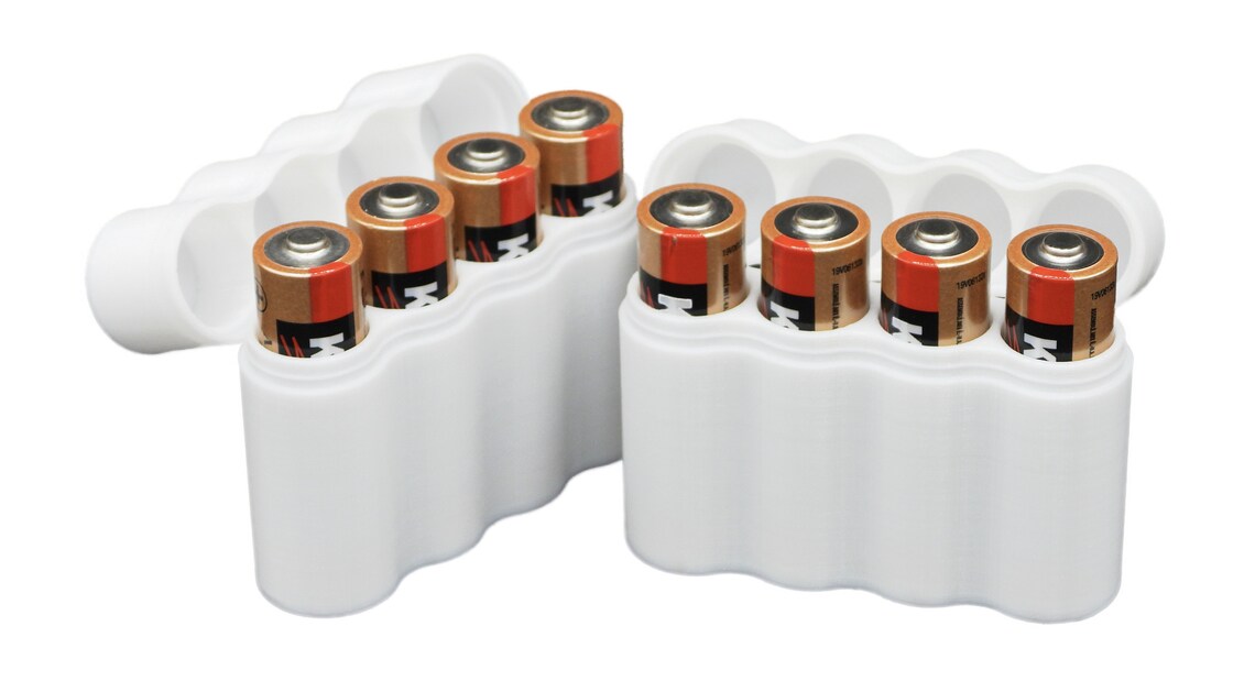 AA Slimline Battery Travel Case for 4x AA 2 pack Etsy