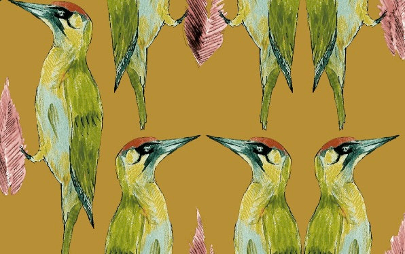 Chloe Blackman Original Wallpaper Design. Non-woven Paste the - Etsy