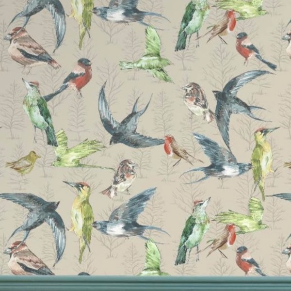 Bird Wallpaper Etsy UK