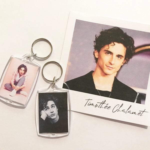 Timothée Chalamet Keychain & Print