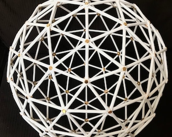 Geodesic Sphere 3v (3 frequency) Tabletop Model Kit (17&quot; Diameter)