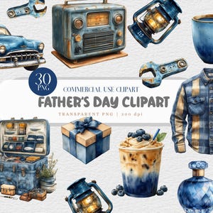 Father’s Day Watercolor PNG Clipart Dad&#39;s Day Printable PNG Clipart Dad Life Clipart Father&#39;s Day Illustrations Father&#39;s day Digital Sticker