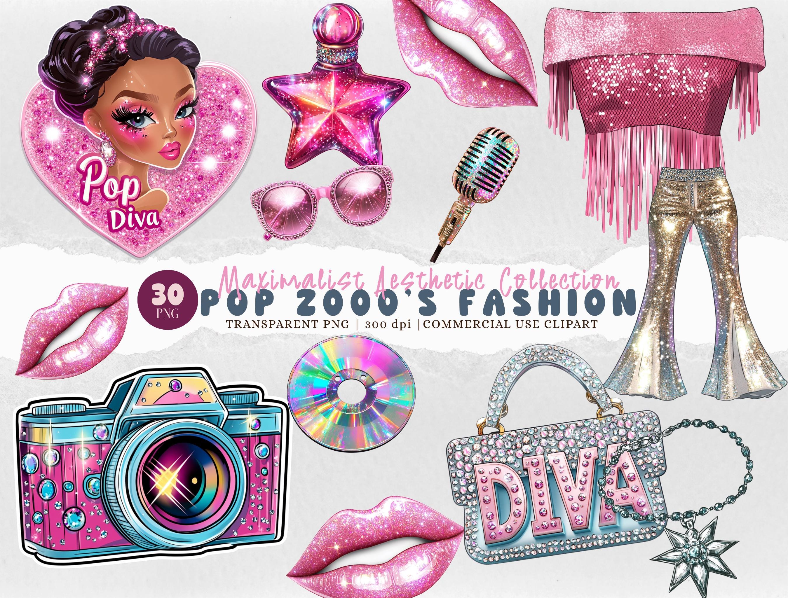2000s Pink Fashion - Etsy