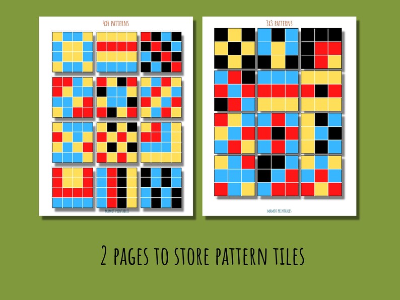 Printable Math Activity Pattern Recognition Kindergarten - Etsy