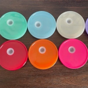 Acrylic/Plastic Glass Can Lids 16oz