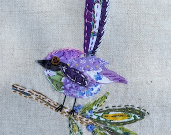 Slow Stitching Kit - The Bird 1