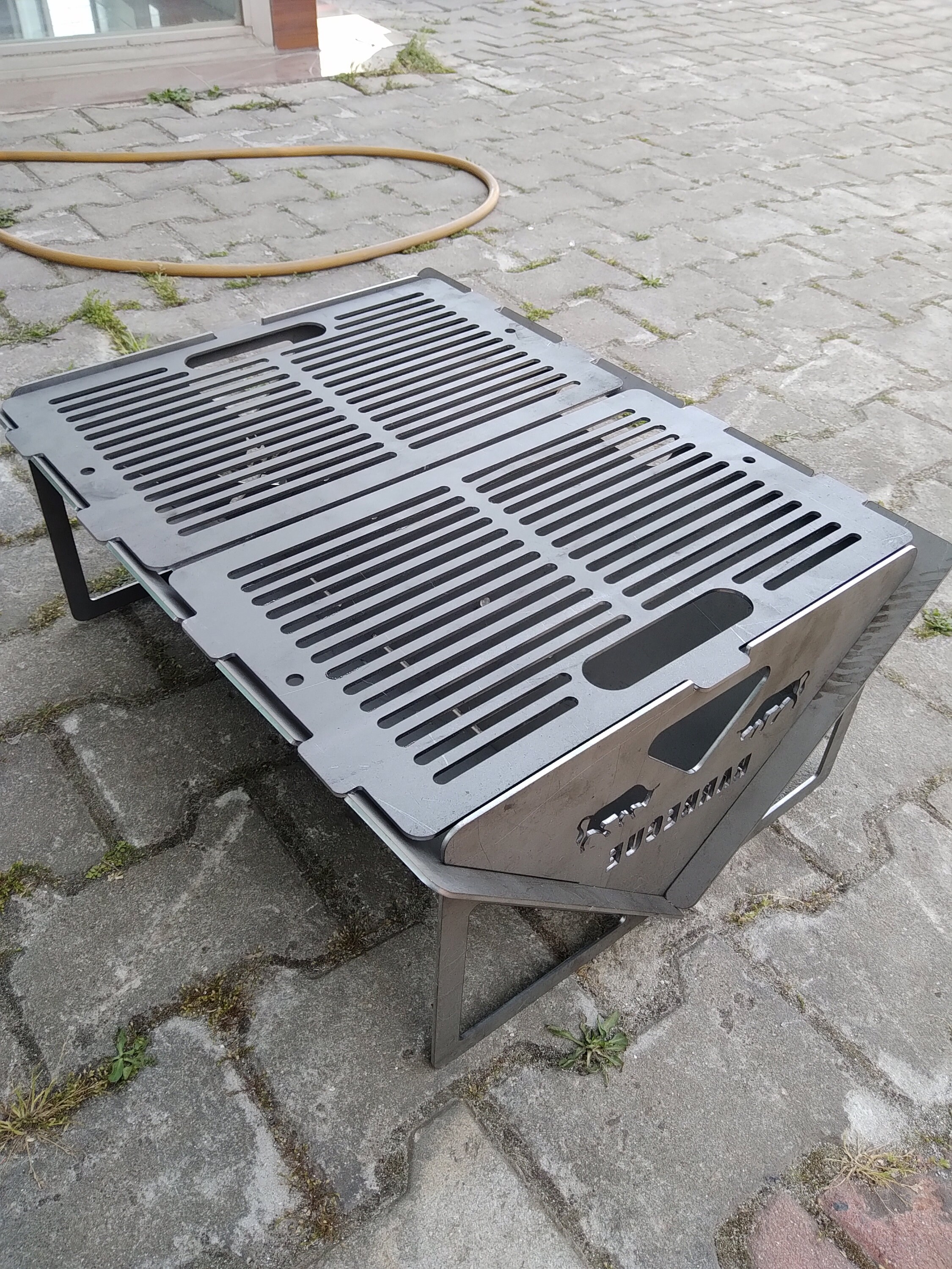 Collapsible portable Barbecue Dxf for CNC Laser No Weld Etsy