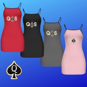 Queen of Spades Plus Size Cami Dress: Hotwife Tank Top