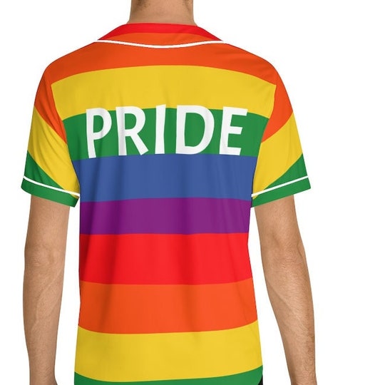 Rainbow PRIDE Men's Baseball Jersey