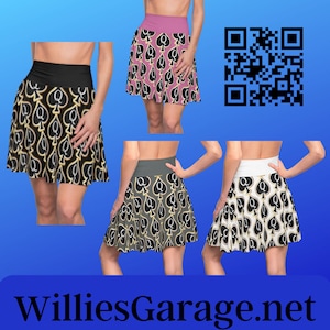 Women&#39;s QOS Skater Skirt, Queen of Spades Dress