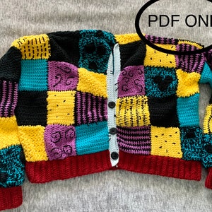 Crochet PATTERN Sally Inspired Cardigan