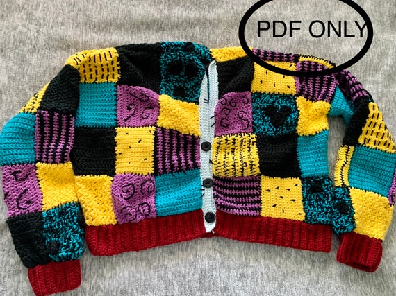 Crochet PATTERN Sally Inspired Cardigan 
