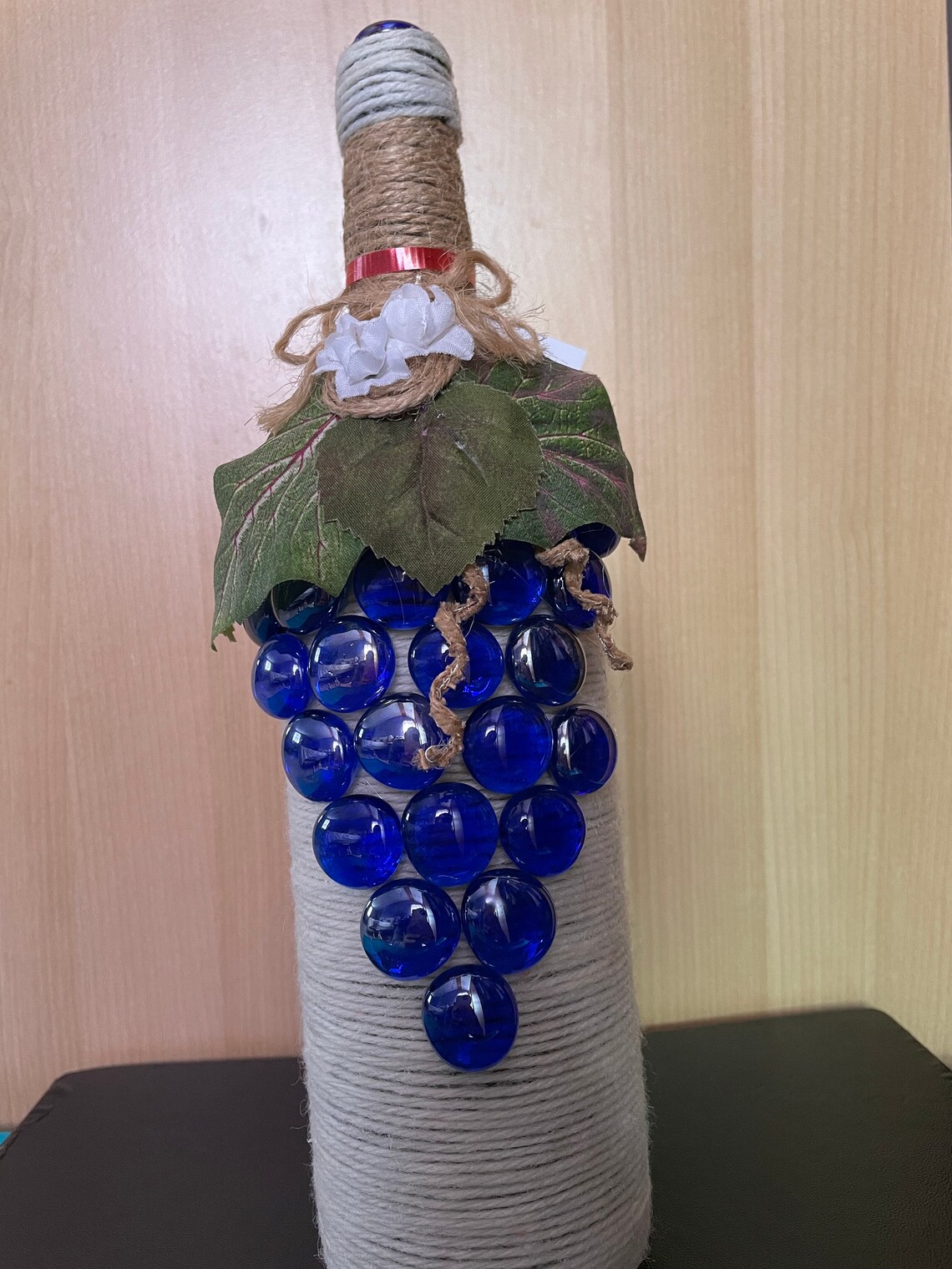 Decorative Bottle Grape Etsy