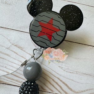 James Buchanan Barns Bucky Winter Soldier badge Reel