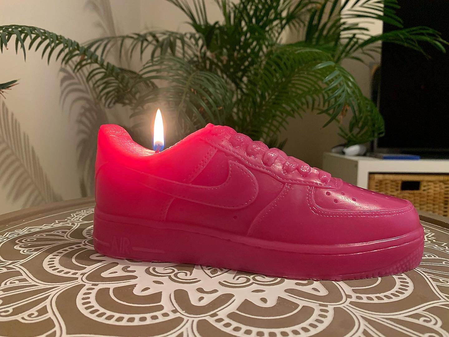custom air force 1 hot pink