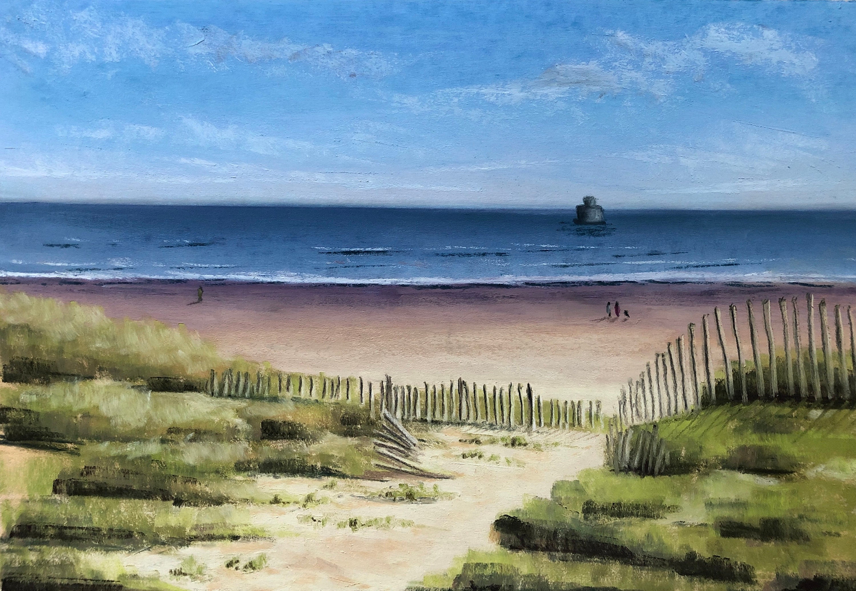 Cleethorpes Beach Print, Cleethorpes Art Print, Humberston Fitties