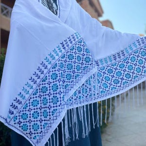 Hand stitched Tatreez Scarves - Rectangular