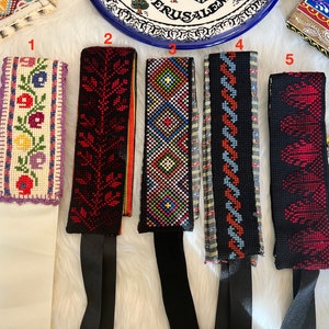 Handmade Palestinian Tatreez Headbands