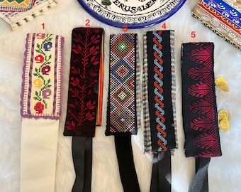 Diademas Tatreez palestinas hechas a mano