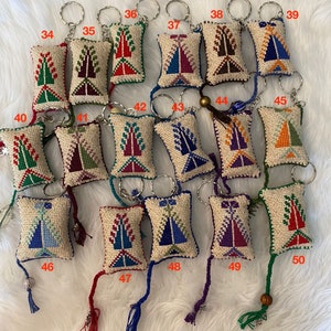Handmade Palestinian Tatreez Keychains - Etsy