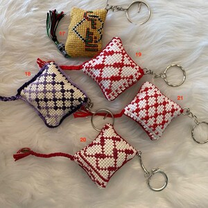 Handmade Palestinian Tatreez Keychains - Etsy