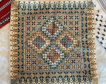 Hand Embroidered Tatreez Pillow Case